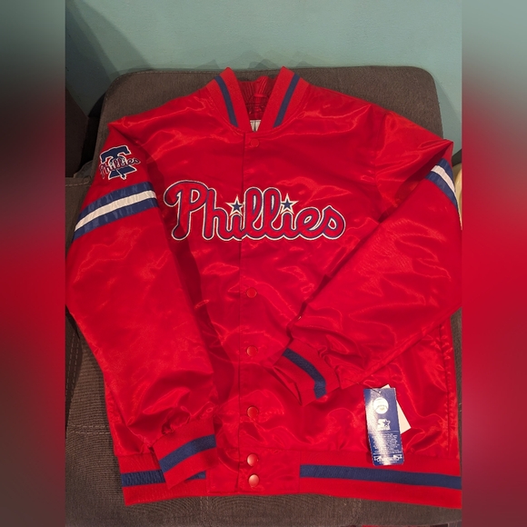 Philadelphia Phillies Starter jacket Mult Sizes NEW WITH TAGS $160 - Picture 1 of 16